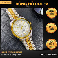 Đồng Hồ ROLEX Nam,  Dây Màu Vàng , Không Gỉ Thiết Kế Sang Trọng Đẳng Cấp Cực Đẹp