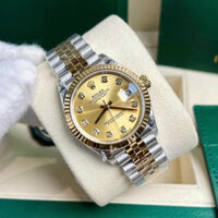 Đồng hồ Rolex Nữ Cao Cấp Máy Cơ (Automatic) Mặt Siz 31mm Dây Kim Loại Thép Không Gỉ Niềng Trơn