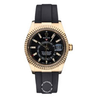 Đồng hồ Rolex Sky Dweller 42mm M326238-0009 Yellow Gold mặt đen