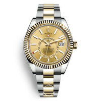 Đồng hồ Rolex Sky Dweller 42mm 326933-0001 mặt vàng