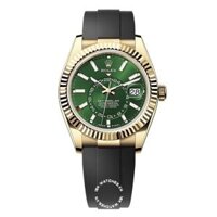 Đồng hồ Rolex Sky Dweller Yellow Gold Green OysterFlex 336238-0004