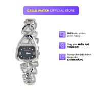 Đồng hồ Romanson Watch RM1207QLWBK nữ mặt chữ nhật nhỏ kính chống xước máy Thụy Sĩ  dây thép cao cấp chính hãng