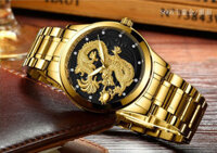 Đồng Hồ Rồng Vàng Chính Hãng-S666- Mặt Nền Đen