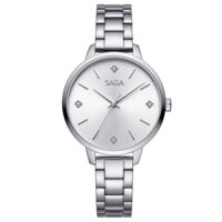 ĐỒNG HỒ SAGA – NỮ – SWAROVSKI – KÍNH KHOÁNG – 33MM – 53643-SVSVSV-2