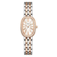 ĐỒNG HỒ SAGA STELLA NỮ 72109-SVMWSV-2 – QUARTZ (PIN) – DÂY ĐỜ MI – KÍNH KHOÁNG – 28x35MM