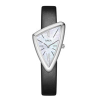 ĐỒNG HỒ SAGA TRIANGLE – NỮ – QUARTZ (PIN) – KÍNH KHOÁNG – 3ATM – 80746-SVMWBK-2