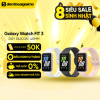 Đồng Hồ Samsung Galaxy Fit 3 40mm Bluetooth - Fit3 Series - Hàng Chính Hãng, Bảo Hành 12 Tháng