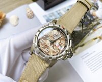 Đồng Hồ Seiko 5 Sport SRP221K2 Dây Dù Màu Nude Size 42mm Chính Hãng