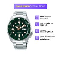 Đồng hồ Seiko 5 Sport SRPD63K1S nam máy cơ chống nước 10ATM kính Hardlex chống xước dây thép cao cấp chính hãng