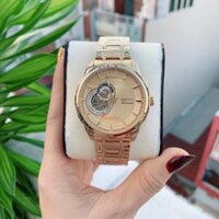 Đồng hồ Seiko cơ máy Nhật, hở tim, lịch 24h