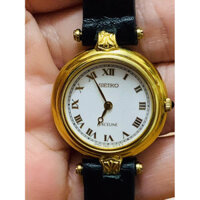 Đồng hồ Seiko Exceline Nhật dây da nữ tay nhỏ đeo siêu đẹp.