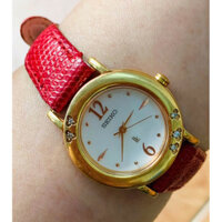 Đồng hồ Seiko Lk Nhật dây da nữ tay nhỏ đeo bao đẹp.