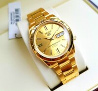 Đồng hồ Seiko nam chính hãng Seiko 5 Automatic Full Gold 38mm