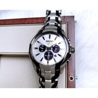 Đồng Hồ Seiko Nam SSC635 Core Solar Chronograph Silver Dial Men’s Watch