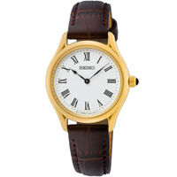 ĐỒNG HỒ SEIKO – REGULAR – QUARZT (PIN) – NỮ – DÂY DA – 3 KIM – SWR072P1