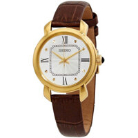 ĐỒNG HỒ SEIKO – REGULAR – QUARZT (PIN) – NỮ – DÂY DA – 3 KIM – SUR500P1