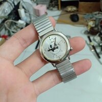 đồng hồ si nam nữ dây chun hiệu PACHIRO màu bạc mặt hoạt hình độ mới 92%