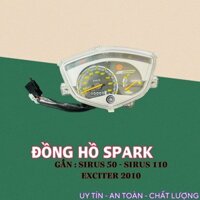 Đồng hồ SPARK thái kim vàng  dành cho xe Sirius 50, 110 - Exciter 2006 - 2010