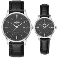 ĐỒNG HỒ SRWATCH – CẶP ĐÔI – QUARTZ (PIN) – DÂY DA – 3 KIM – SG80060.4101CF VÀ SL80060.4101CF
