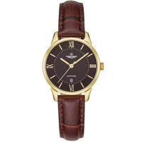 ĐỒNG HỒ SRWATCH – NỮ – QUARTZ (PIN) – DÂY DA – 3 KIM – SL80050.6103CF