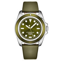 Đồng Hồ Stuhrling Original Aquadiver Quartz (máy pin) Mặt Xanh Lá M17201 (Nam) Chính Hãng