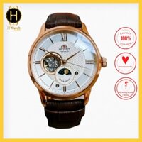 ĐỒNG HỒ SUN&MOON OPEN HEART RA-AS0003S00B ; RA-AS0003S10B AUTOMATIC DÂY DA NAM