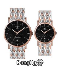 Đồng hồ Sunrise Cặp (SG8711.1301- SL8711.1301) - Kính Sapphire - Quartz (Pin) Dây Kim Loại - Chính Hãng