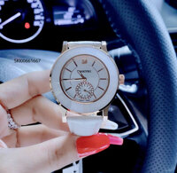 Đồng hồ Swarovski nữ dây da màu trắng cao cấp