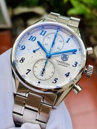 Đồng Hồ Tag Heuer Carrera Heritage Chronograph White Dial – CAS2111.BA0730