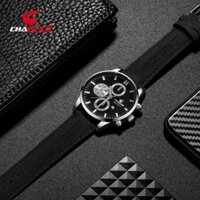 Đồng hồ thạch anh chống nước dây da nam CHAXIGO thời trang / Đồng hồ lịch đa chức năng phát sáng / Đồng hồ lịch sinh viên thường ngày 6707-9