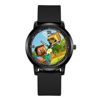 Đồng hồ thạch anh con trỏ chống nước hai chiều Minecraft Anime