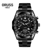 Đồng hồ thạch anh Đồng hồ Chronograph ba mắt đa chức năng Đồng hồ nam doanh nhân chống nước