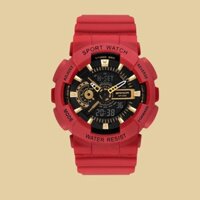 Đồng Hồ Thạch Anh Nam Nữ Sport Watch Đèn LED Màn Hình Kép, Chống Va Đập và Chống Thấm Nước Tốt, Đủ Chức Năng - DH2688