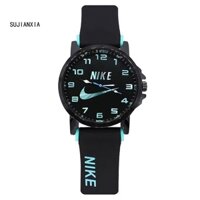 Đồng Hồ Thể Thao Dây Silicone Mặt Tròn In Logo Nike Dành Cho Nam