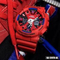 Đồng hồ thể thao G-SHOCK GA-120TR-4AJF Đồng hồ thể thao Người nhện Đồng hồ thể thao chống nước ngoài trời màu đỏ cổ điển kw864