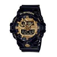 ĐỒNG HỒ THỂ THAO NAM CASIO G-SHOCK GA-710GB-1A Đèn Nền luminator - Thiết kế Mạ Vàng