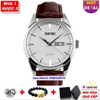 Đồng hồ thể thao nam dây da cao cấp đa chức năng Skmei VW074 - ZWatches