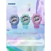 Đồng hồ thể thao nữ màu xanh lá cây trong suốt G * / SHOCK GA-110 Jelly series GMA-S110VW Unisex Autolight đồng hồ thể thao chống nước A697