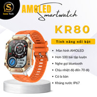 Đồng hồ thể thao, Smart watch KR80,nghe gọi bluetooth,nhận thông báo,chế độ tập luyện,kháng nước IP68 - Sonic Tech