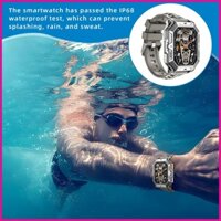 Đồng hồ theo dõi sức khỏe Ip68 Màn hình cảm ứng chống nước Máy đếm bước chân Đồng hồ thể dục 100 chế độ thể thao La bàn Độ cao fotvn