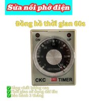 Đồng hồ thời gian hẹn giờ 60 giây, rơ le thời gian 60s timer AH3-3 (đã gồm đế) LOẠI TỐT