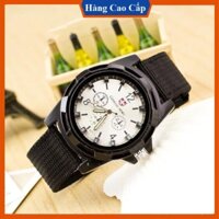 Đồng hồ thời trang nam nữ Gemius Ermy GE01 quân đội, dây dù siêu tốt, đeo êm tay