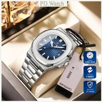 Đồng hồ Thời Trang Nam Poedagar Chính Hãng - Đồng Hồ Đeo Phiên Bản Tàu Ngầm Dây Thép Không Gỉ Sang Trọng