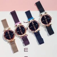 Đồng Hồ Thời Trang Nữ Candycat Dây Lưới Nam Châm ( TẶNG  NHẪN ĐÍNH ĐÁ + FULL HỘP)