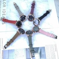 Đồng Hồ Thời Trang Nữ DouKou 71754 Dây Da Lộn Mặt Tròn