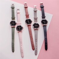Đồng hồ thời trang ULZZANG- Đồng hồ nữ BARSH dây da cao cấp