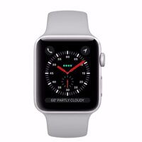 Đồng hồ thông minh Apple Watch Series 3 38mm trắng (Silver Aluminum Case with Fog Sport Band (GPS))