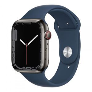 Đồng hồ thông minh Apple Watch Series 7 - 45mm, 4G, viền thép dây cao su