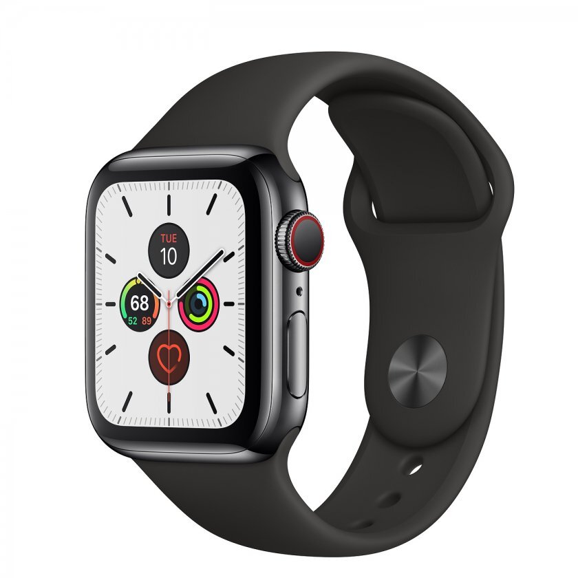 Đồng hồ thông minh Apple Watch S5 LTE (Series 5 LTE)  - 40mm, viền thép dây thép