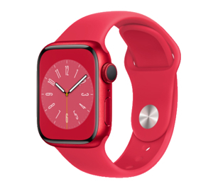 Đồng hồ thông minh Apple Watch Series 8 41mm 4G viền nhôm dây cao su